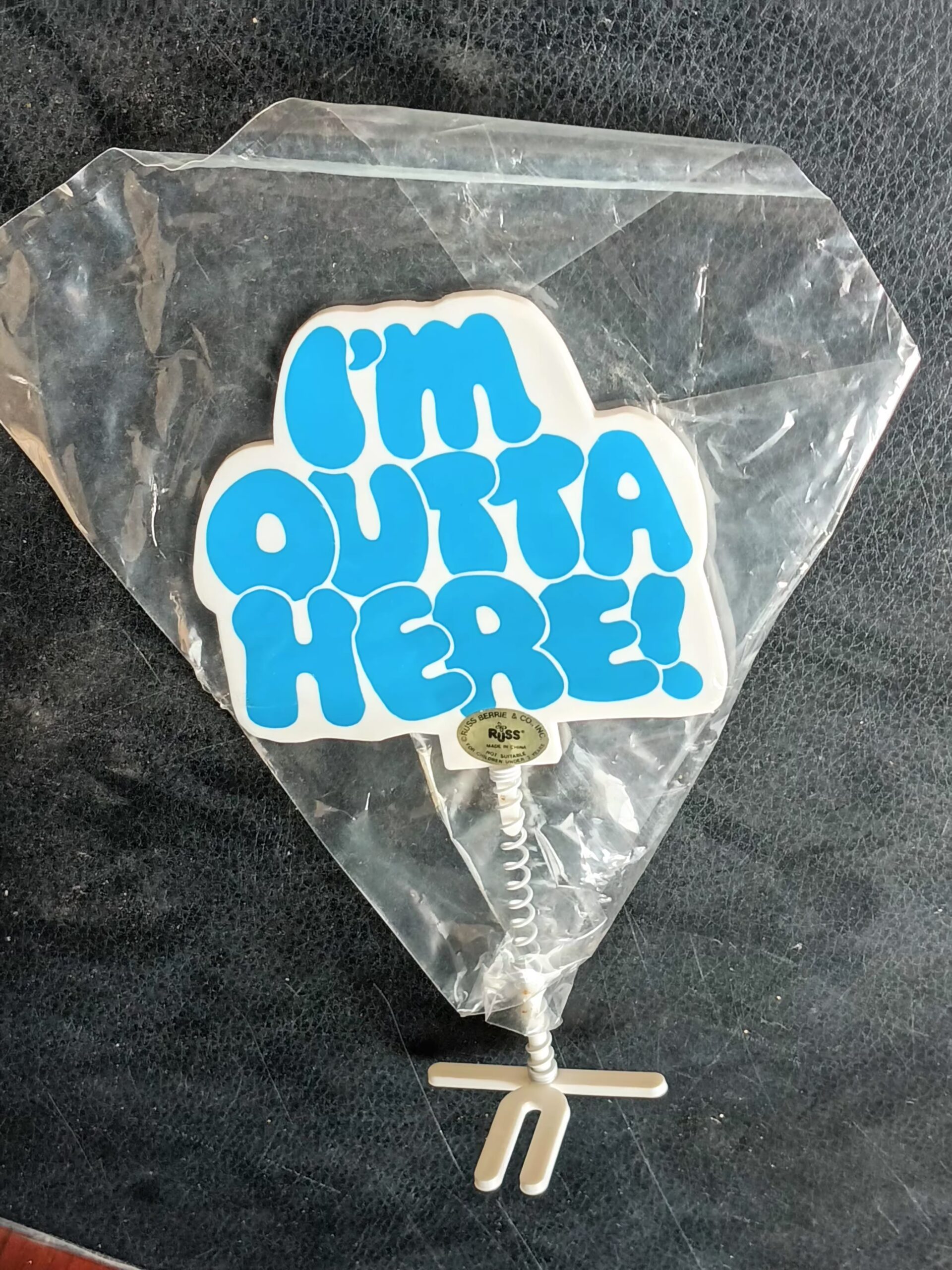 classic 11oz ceramic sublimation mug – essential white gloss (copy) Russ Berrie "I'm Outta Here!" Novelty Desk Wobbler