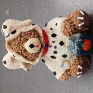 autumn harvest bear figurine
