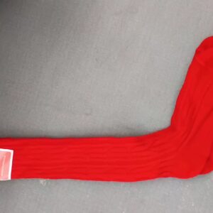 Crimson Red Knee-High Socks