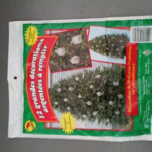 sun hill 12 pack "giant" fillable silver outdoor christmas ornaments (16" circumference)