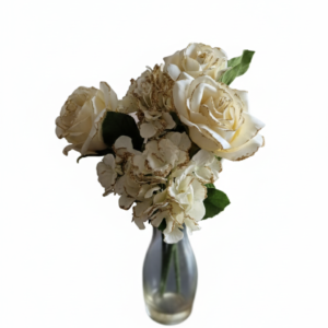 gilded ivory bouquet