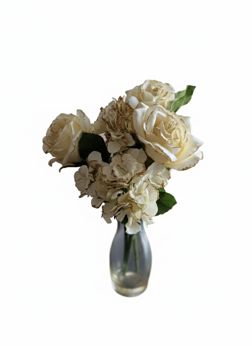 gilded ivory bouquet gilded ivory bouquet