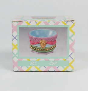 ornate pastel egg cup