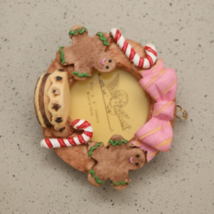 Gingerbread Sweet Treats Ornament Frame.