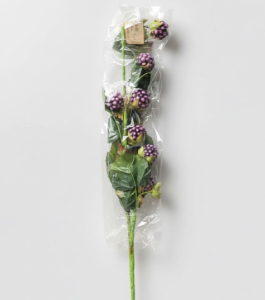 Autograph Silk Premium Decorative Blackberry Cluster Stem
