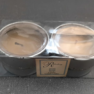 refreshing vanilla scented candle duo