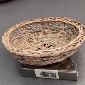 Meadow Weave Shallow Pastry Basket