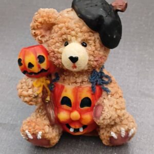 "Pumpkin Patch Paws" Halloween Figurine