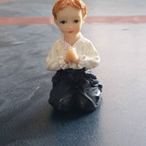 Kneeling Praying Boy Figurine