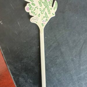 Whimsical Wooden Herb Garden Stake – Thyme