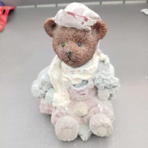 Winter Teddy Bear Figurine