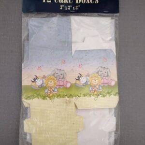 Sweet Jungle Friends" Cake Boxes