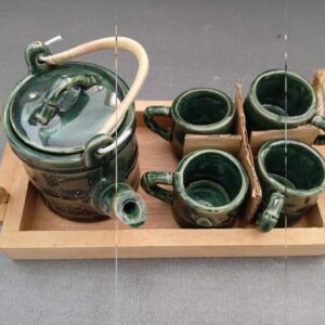 Zen Garden Miniature Ceramic Tea Set