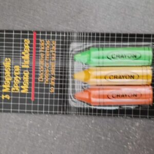 Magnetic Crayon Memo Holders.