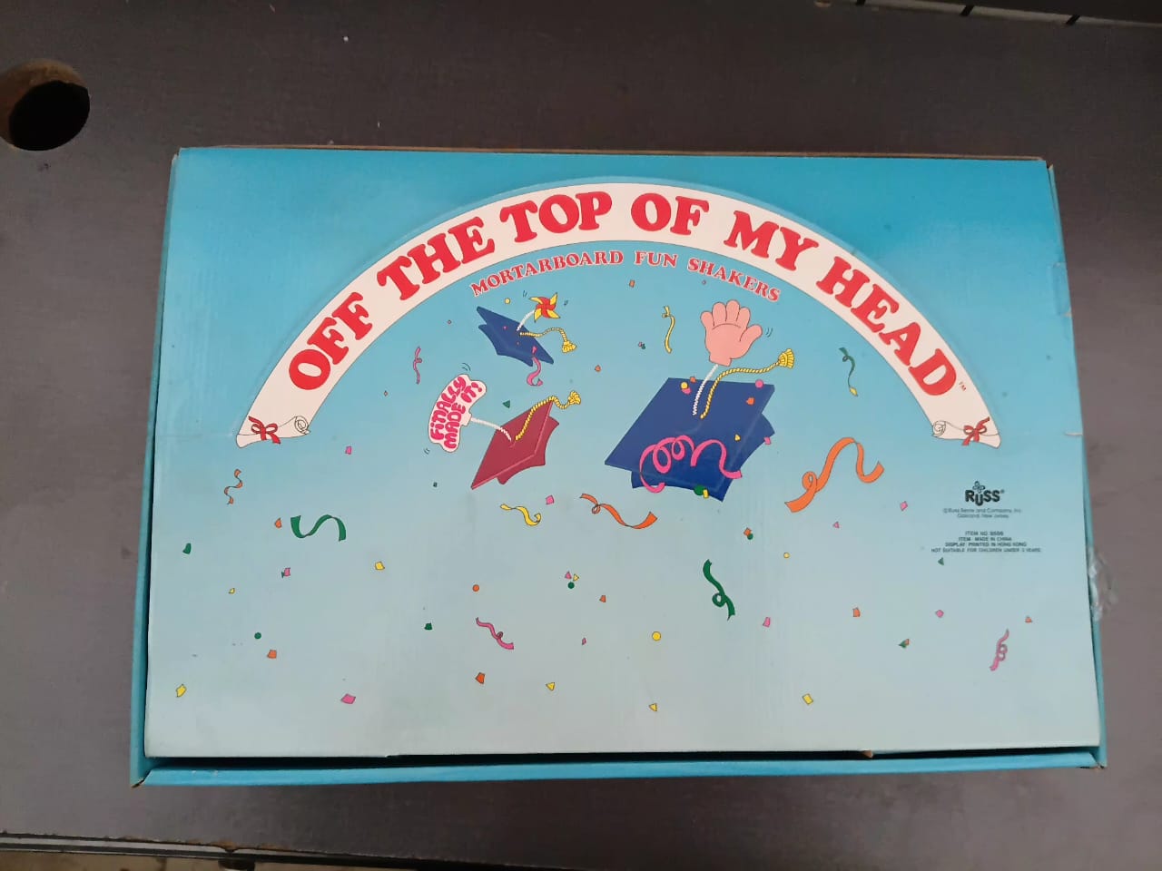 Off the Top of My Head™ Mortarboard Fun Shakers. Off the Top of My Head™ Mortarboard Fun Shakers.