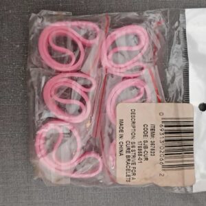 Pink Silicone Hope Wristbands